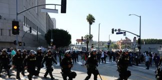 Foto: Caos en Los Ángeles /cortesía