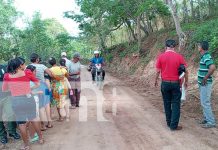 Foto: Alcalde municipal entrega nuevo tramo vial a comunidad/TN8