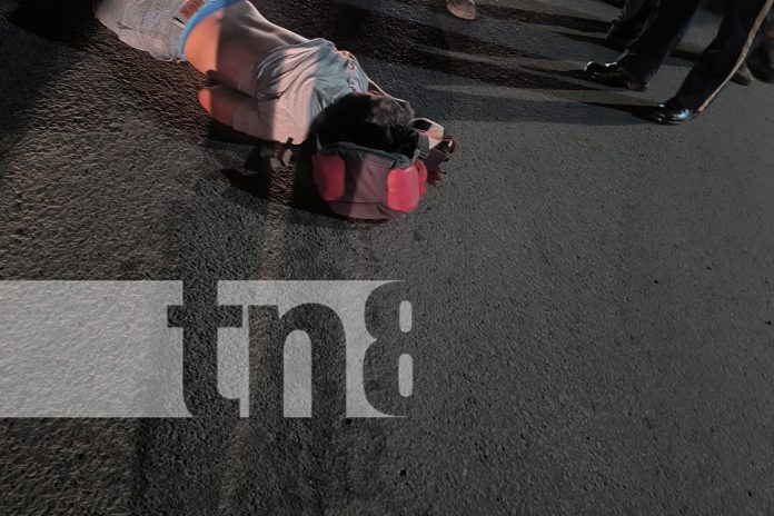 Foto: Accidente en la entrada a Valle de Sandino/TN8 Foto: Accidente en la entrada a Valle de Sandino/TN8