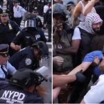 Crece el caos y la violencia entre manifestantes y la policía de Nueva York Foto: Detenciones marcan las protestas en Nueva York /Cortesía