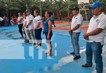 Foto: Jóvenes de Ometepe ya cuentan con una cancha iluminada/TN8
