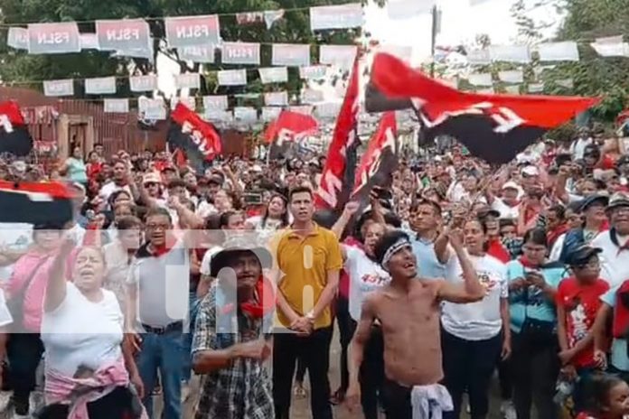 Foto: Militancia sandinista en Carazo/TN8