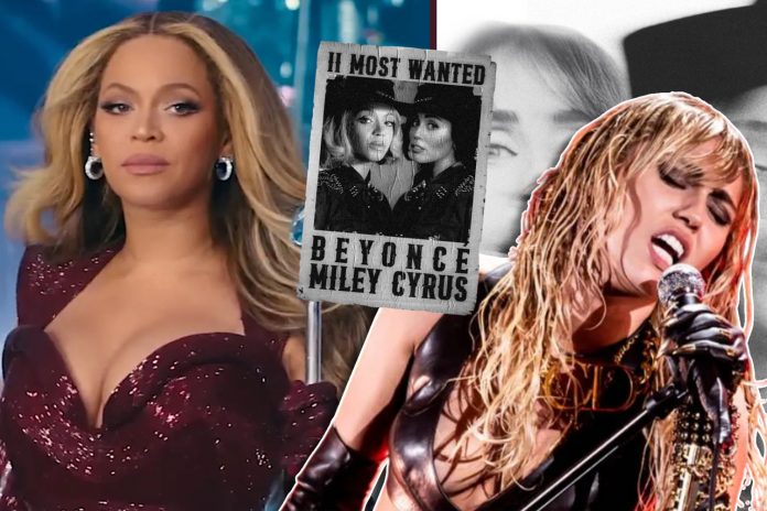 Foto: Beyoncé y Miley Cyrus cantan ‘II Most Wanted’ /Cortesía