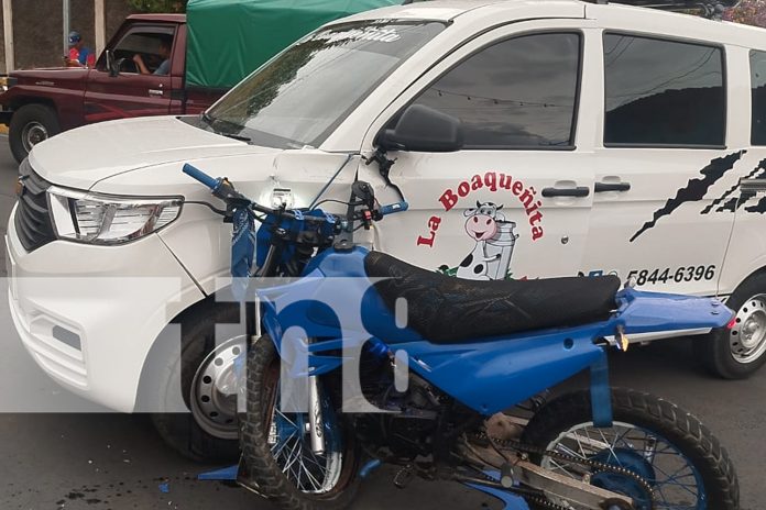 Foto: Colisión deja una persona lesionada en Granada/TN8