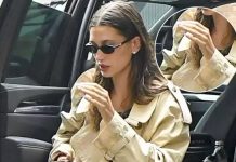 Foto: Hailey Bieber sin anillo /cortesía