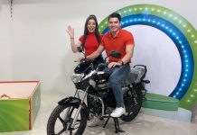 Foto: Primer ganador de moto Hero de Loto Nicaragua / Cortesía