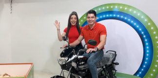 Foto: Primer ganador de moto Hero de Loto Nicaragua / Cortesía