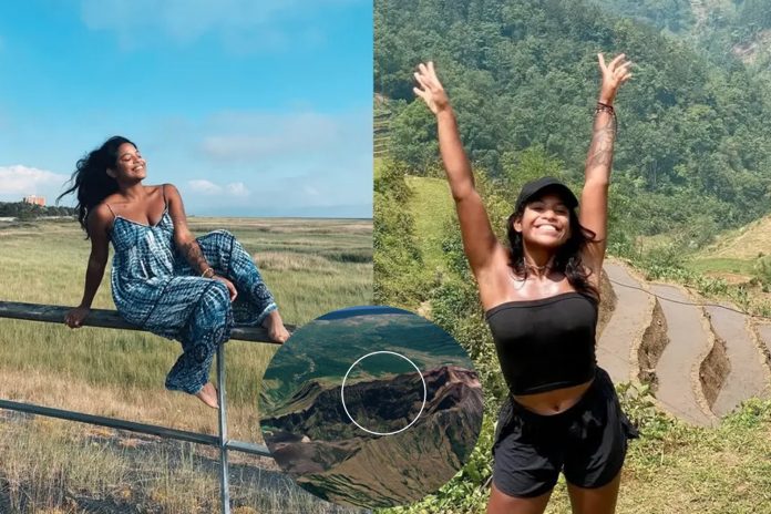 Foto: Brasileña que no logró salir del Monte Rinjani, Indonesia/Cortesía Foto: Brasileña que no logró salir del Monte Rinjani, Indonesia/Cortesía