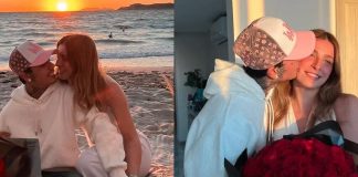 Foto: Natanael Cano y su novia Marissa Blanco/Cortesía