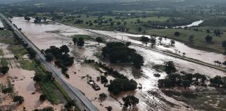 Foto:Ríos crecidos y carreteras cerradas en los Andes venezolanos/Cortesía