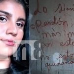 Madre escribe mensaje de despedida antes de matar a sus dos hijos en Matagalpa Foto: Deja mensaje antes de acabar con la vida de sus hijos en Matagalpa /TN8