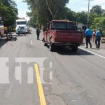 Foto: Otro accidente por imprudencia en la carretera León–Chinandega /TN8