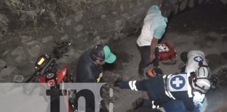 Foto: Motorizado ebrio pensó que volaba… pero cayó directo al cauce en Estelí/TN8