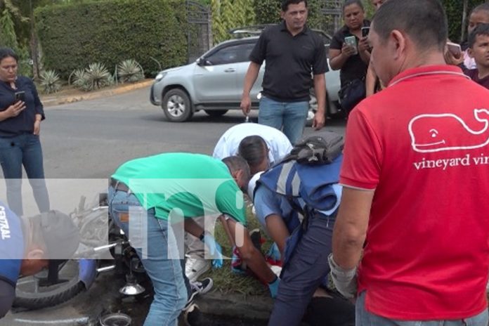 Foto: Imprudencia al volante provoca accidente en Villa Fontana/TN8