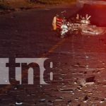 Foto: Fuerte accidente en carretera de Nueva Segovia/TN8