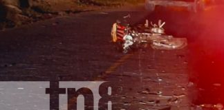 Foto: Fuerte accidente en carretera de Nueva Segovia/TN8