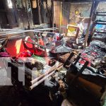 Foto: Infernal incendio en Monseñor Lezcano /TN8