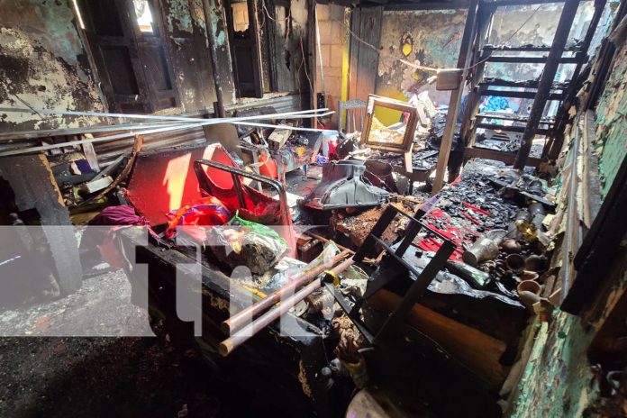 Foto: Infernal incendio en Monseñor Lezcano /TN8