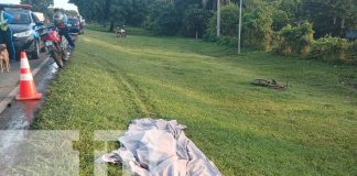 Foto: Accidente mortal en Rivas/TN8