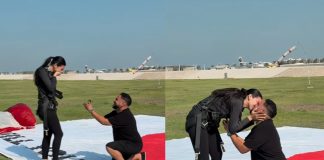 Foto: JR le pide matrimonio a Gladys Molina en Dubái/Cortesía