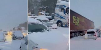 Foto: Intensas nevadas en Sudáfrica /Cortesía