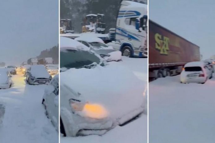 Foto: Intensas nevadas en Sudáfrica /Cortesía