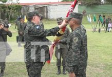Eduardo Antonio Rueda asume el mando del Primer Comando Militar Regional en Estelí Foto: Comando Militar de Estelí da la bienvenida a su nuevo jefe /TN8
