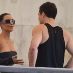 Orlando Bloom aparece junto a Kim Kardashian en la boda de Bezos Foto: Orlando Bloom y Kim Kardashian /cortesía