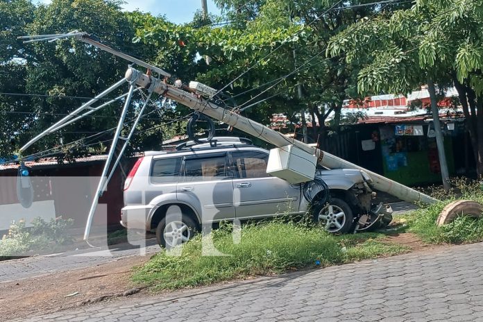 Foto: Fuerte accidente en Managua/TN8
