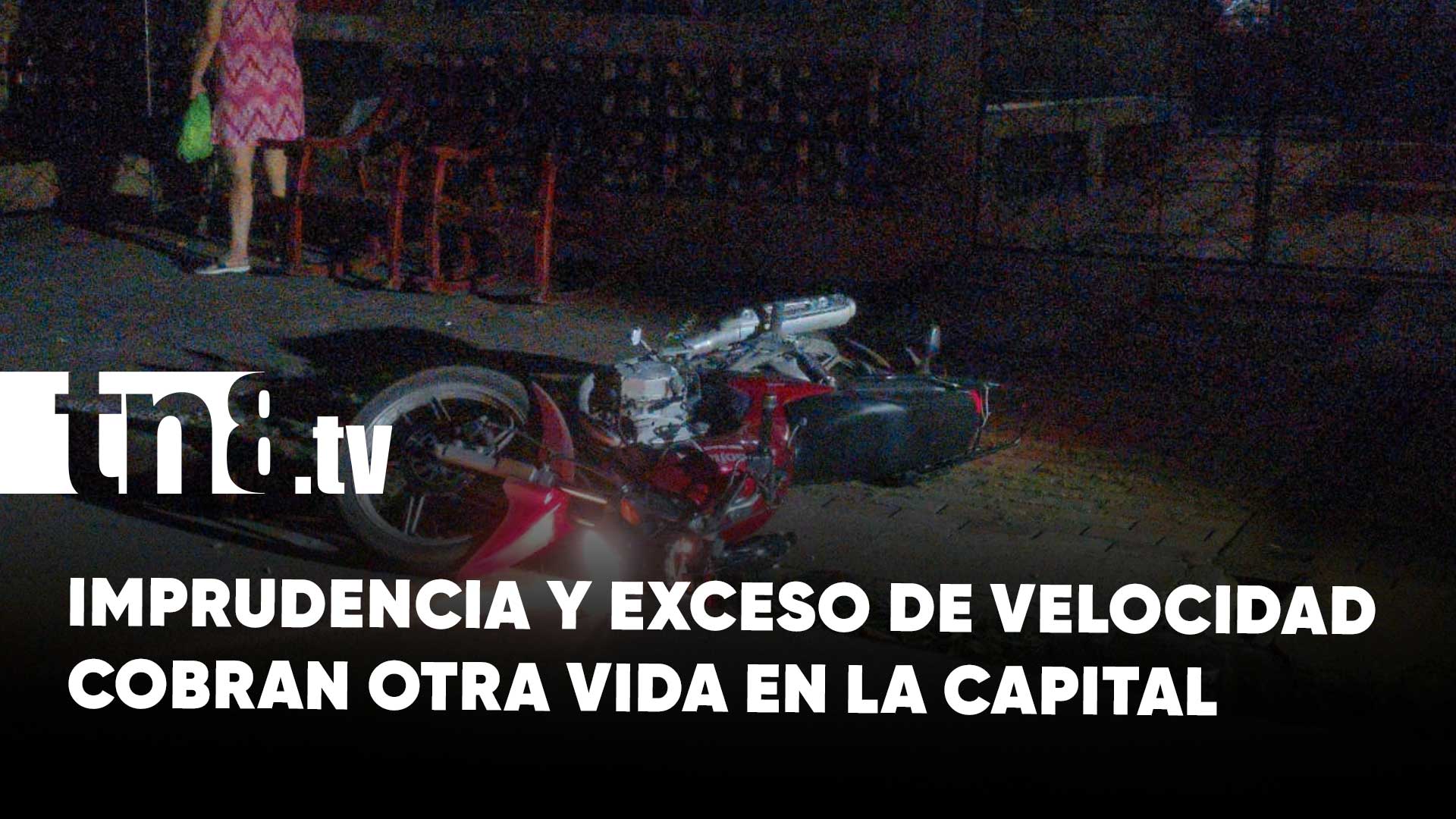 Un motociclista perdió la vida al estrellarse contra un objeto fijo en ...