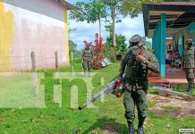 Ejército de Nicaragua y MINSA unidos en jornada preventiva de salud en Prinzapolka Foto: Ejército de Nicaragua refuerza lucha contra el dengue /TN8