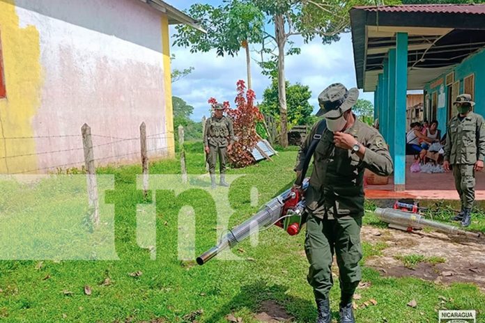 Foto: Ejército de Nicaragua refuerza lucha contra el dengue /TN8 Foto: Ejército de Nicaragua refuerza lucha contra el dengue /TN8