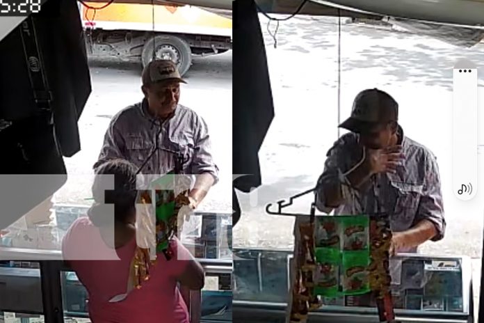 Foto: Abuelo intenta estafar con billete falso en Managua /TN8 Foto: Abuelo intenta estafar con billete falso en Managua /TN8