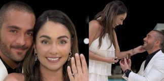 Foto: Claudia Martín y Carlos Said se comprometen /Cortesía