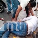 Hombre termina grave tras ser arrollado en la carretera Granada–Malacatoya Foto: Accidente en el kilómetro 50 de la carretera Granada-Malacatoya/TN8