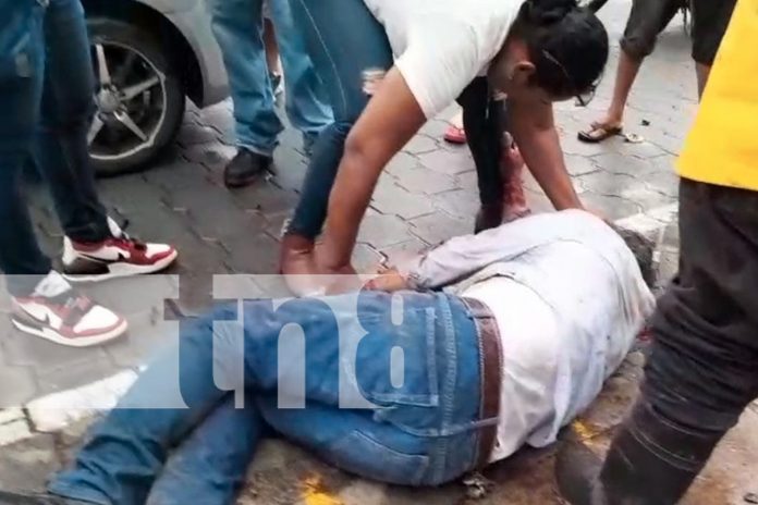 Foto: Accidente en el kilómetro 50 de la carretera Granada-Malacatoya/TN8 Foto: Accidente en el kilómetro 50 de la carretera Granada-Malacatoya/TN8