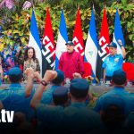 Foto: Acto de ascensos policiales presididos por el Comandante Daniel Ortega y Cra. Rosario Murillo