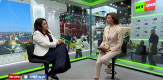 Foto: Arling Alonso, diputada de Nicaragua, en entrevista con RT en Español