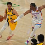 Haliburton será decisión de último momento para el juego 6 de las Finales tyrese, haliburton, pacers, nba,