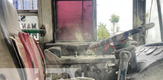 Foto: Conato de incendio en bus que iba para Rivas. El hecho se dio en Catarina / TN8