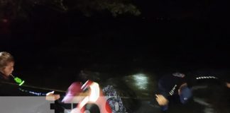 Foto: Rescate de pescadores en el Lago Cocibolca, Rivas / TN8