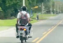 ¡No entienden! Motorizados se lucen con sus burradas en Rivas (VIDEO)