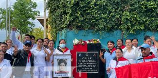 Foto: Homenaje al legado de la enfermera Rafaela Padilla en Masaya / TN8