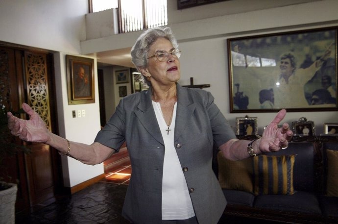 Foto: ex-Presidenta de Nicaragua, Violeta Barrios de Chamorro/Cortesía Foto: ex-Presidenta de Nicaragua, Violeta Barrios de Chamorro/Cortesía