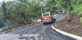 Foto: Mejoramiento de calles en La Hoyada, Managua / TN8