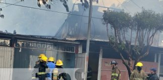 Foto: Masivo incendio en Monseñor Lezcano, Managua / TN8