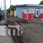 Foto: Mejoramiento vial en Américas I, Managua / TN8