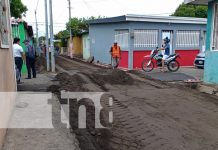 Foto: Mejoramiento vial en Américas I, Managua / TN8