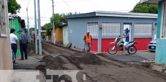 Foto: Mejoramiento vial en Américas I, Managua / TN8
