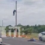 Foto: Fuerte accidente de tránsito en el sector de La Garita Norte, Managua / TN8